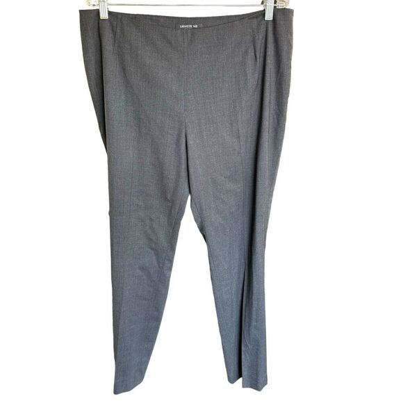 Lafayette 148 Women's Gray Grey Lambswool Dress Pants Sz Medium Stretch Career - Picture 1 of 7